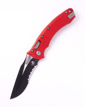AMFIBIA RAM-LOK S/E CZARNY CZĘŚĆ ZĄBKOWANA RYFLOWANA ALUMINIUM CZERWONY (137RL-2FLRD)